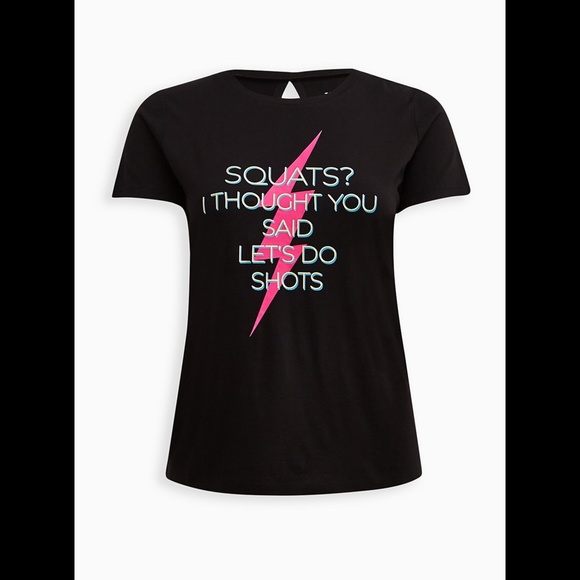 NWT Torrid Open Back Active Tee 2, Squats T-Shirt Top Women's Plus Size 2x 18 20 - Picture 5 of 8